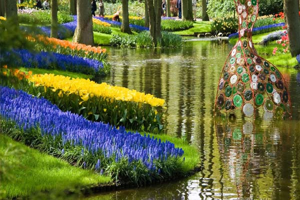 A holland Keukenhof tulipánpark - a világ legnagyobb virágoskertje