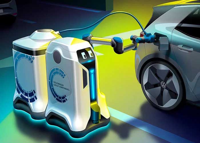Jönnek a mini töltőrobotok – forradalmasíthatják az elektromos autók töltését